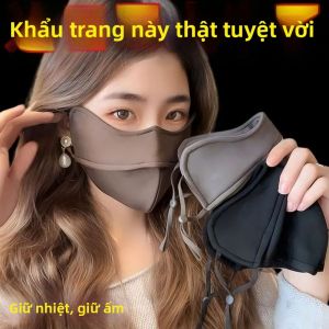 Mặt Nạ Chống Gió Bằng Vải Len Dày