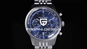 Pagani Design | New Chronograph PAGANI DESIGN Retro Quartz Watch For Men Stainless Steel Multifunctional Speed Wrist Watch Men Japan VK63 Movt