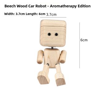 AMU·PIGGY | Creative Fragrant Cute Wobbly Wooden Car Ornament