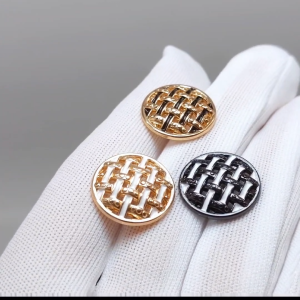 [Hàng mới] (10 cái) Nút áo cúc áo kim loại tròn họa tiết phù hợp đính áo dạ đầm váy sang trọng 225111 #ssl_accessories