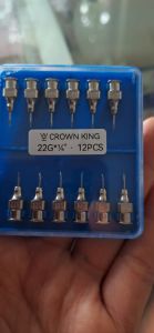 Kim tiêm chuyên dụng tiêm gia cầm nhỏ  1 vỉ ×12 cái( kim 20G và 22G)