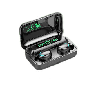 Headset Bluetooth Full Bass F9 Earbud TWS Nirkabel dengan Mikrofon Headset Bluetooth 5.0 LED Digital Baterai 2200mAh dan Kotak Pengisi Daya Untuk Semua iP OPPO ViVO Xiaomi