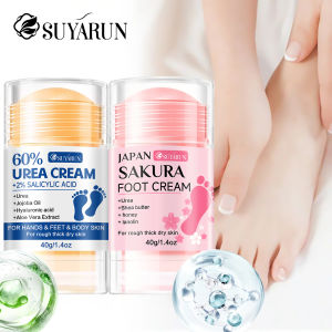 SUYARUN 60% Urea Foot Cream Stick - Moisturizing & Exfoliating Cracked Heel Repair Deep Hydration for Dry Feet Long Protect.