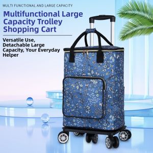 MLZH | Extendable Foldable Omnidirectional Shopping Cart