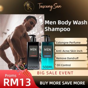 Men Shower Gel Body Wash Men Hair Shampoo Cologne Perfume  Anti Inch Acne Moisturizing Dandruff  Oil Control Refreshing Sweat Odor Deep  Fresh