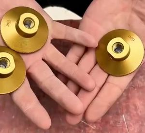 M10 Diamond Brazed Flat Grinding Head Diamond Grinding Disc Marble Stone Polishing Pad Countertop Trimming Rough Abrasive Disc