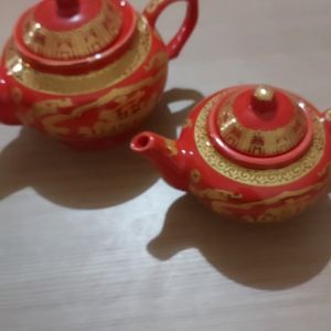 MJ Teko Seduh The Sembahyang Keramik / Teapot Puja Bulat / Kettle Seduh Sembahyang