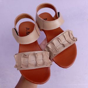 Sandal anak perempuan bahan kulit sapi asli
