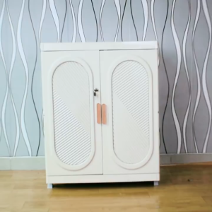 LEORA Lemari Gantungan ORLINEA Lemari Pakaian Plastik Susun JUMBO Pintu Mika Transparang Kunci