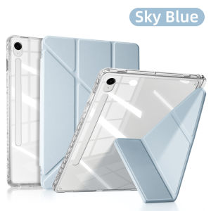 DANYCASE | For Samsung Galaxy Tab S6 lite S11 Case For S9/S9FE/S10FE/S10Lite 11in S9+ Tab A11/A9+ 11in S9FE+ Magnetic Transparent Y-type