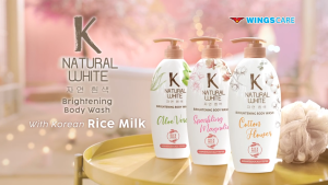 K Natural White Brightening Body Wash 500ml / Aloe Vera / Sparkling Magnolia / Cotton Flower / Moencul