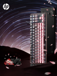 HP | Stylish Gaming and Office 87-key Mechanical Keyboard Mouse Set