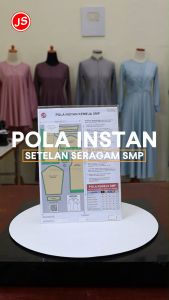 Pola Instan Seragam SMP [ Pola Baju Jamblang Studio ] [ Bukan Pakaian ]
