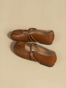 Josiny | Retro Mary Jane French Elegant Flat Shoes