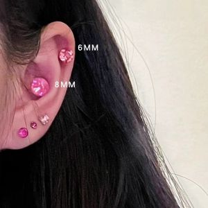 Flashy Colorful Zircon Magnetic Ear Cuff Womens Earrings No Piercing Required Simple Yet Elegant Ear Bone Clip-On Jewelry