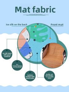 MONLEYTA | Universal Baby Stroller Ice Silk Mat Bamboo Mat Safety Seat Vine Mat For Baby Summer Cool Bedding Carriage Hand Push Cart