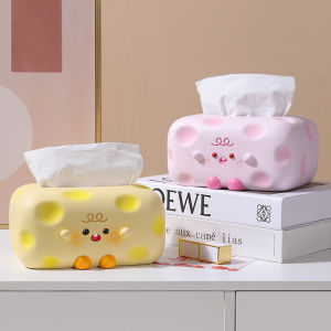 Creative Tea Table Decor Resin Tissue Box