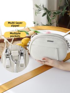 TAOHUALIHUA | Trendy Multilayer Versatile Round Shoulder Bag