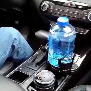 2 in 1 Car Cup Holder Expander 360 Degree Adjustable Base Cup Drink Cup Holder Expander Adapter Anti-Shake Stabil Anti Selip