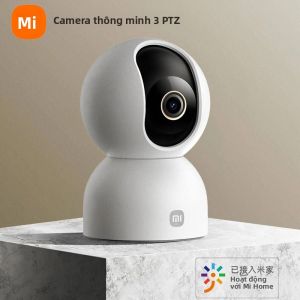 Camera Thông Minh Xiaomi 3 Phiên Bản PTZ Camera IP 5MP Với Tầm Nhìn Ban Đêm Màu Sắc 3K Phát Hiện Khuôn Mặt Người Bằng AI WiFi Băng Tần Kép Bảo Mật Trong Nhà