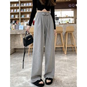 French Stylish Petite Womens Pants Floor-length