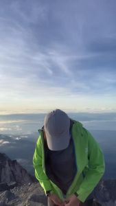 Topi Running Hiking Hat Quick Dry Reflective Mesh Sports Baseball Cap