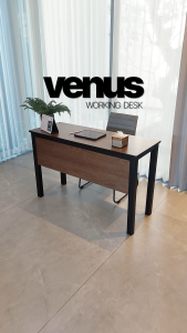 Meja Kerja Meja Kantor Meja Belajar Meja Rapat Meja Meeting Meja Tulis Meja Guru - Seahorse VENUS 120x45 T75 Minimalis HPL Multiplek Knockdown