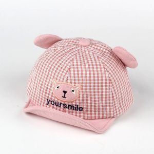 T.I - Topi Bisbol Anak Laki Perempuan Bear Your Smile Baseball Hat Import