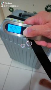 Slim & Trendy Digital Travel Luggage Scale With Hanging Strap Timbang Luggage Penimbang Bagasi 手提行李称