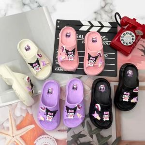 Merry Rose Kuromi Sandals For Girls With Soft Insole Kids Summer Anti-Slip Slippers 0107-1