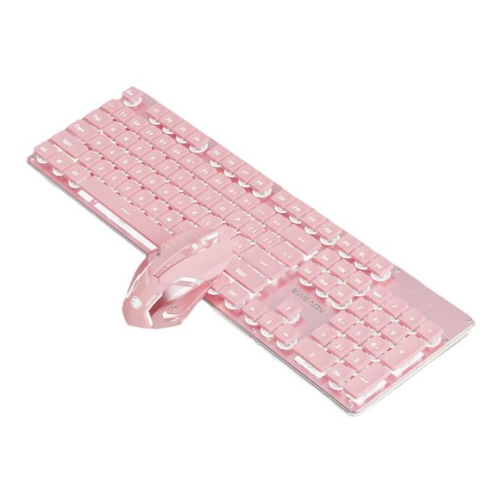 EWEADN | Bộ Bàn Phím Cơ kèm chuột và tai nghe, bảng điều khiển kim loại ...