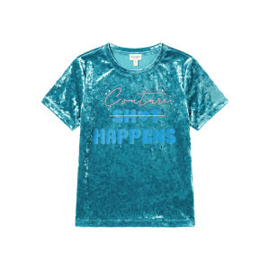 Juicy Couture | High-lighted Diamond Velvet T-shirt for Women