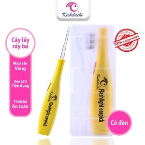 Dụng cụ lấy ráy tai cho béĐèn Pin Mini Soi Tai Kichilachi Hộp 3 Đầu
