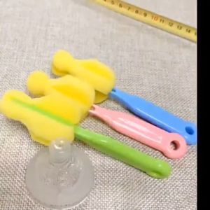 GUK Sikat Spons Pembersih Botol Susu / Dot Bayi / Sikat Botol / Sponge Cuci Dot Sikat Dot Empeng COD