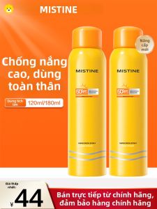 Mistine | Mistine Womens Yellow Hat Sunscreen Spray Full Body Universal Sun Cream Face Shop Flagship 443 High Protection SPF50+ PA+++