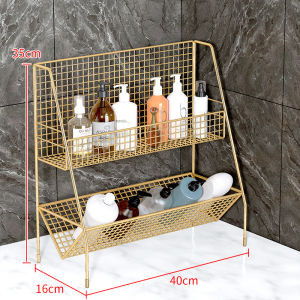 Multi-layered Multi-functional Bathroom Organizer Shelf