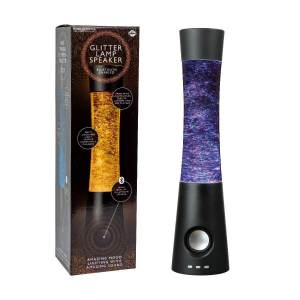 LED Glitter Lamp with Bluetooth Speaker – Relaxing Night Light for Bedroom Home & Office Decor