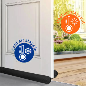 1x Windproof Seal Strip Draught Excluder Stopper for Door Bottom Guard Double Protector Adjustable Dustproof Blocker Gap Sealer