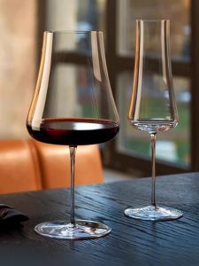 Cốc Rượu Vang Thủy Tinh Pha Lê Nude Zero Cốc Champagne Cốc Rượu Vang Trắng Và Đỏ Thanh Lịch Sang Trọng Kiểu Âu Thủ Công