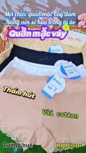 Quần Mặc Váy Relax RQW010 Cotton Viền Ren