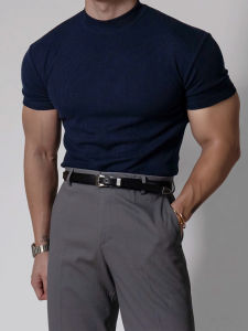 DAVID&ME | Breathable Rib T-Shirt for Men