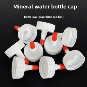 Plastic Sharp Mouth Water Bottle Cap Sealed Leakproof for Watering And Fueling Mineral Water Cone Head Replacement Lid