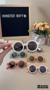 รุ่นใหม่! แว่นตาเด็ก Monster Boyy รุ่น mini candy สำหรับเด็กอายุ 0 -3 ปี ทรงกลมสุดน่ารัก