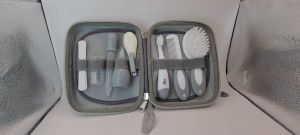 Coral Babies Baby Care Kit Newborn Grooming Set with Travel Case Nail Care Hair Brush Nasal Aspirator