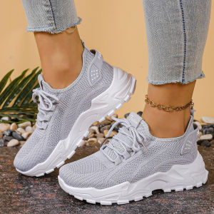 Ladies shoes womens sneakers shoes woman 2025 Solid color increases height and is versatile cheap shoes clearance free shipping