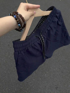 LIUBU | Quick Dry Breathable Ice Silk Plaid Patchwork Mens Summer Shorts
