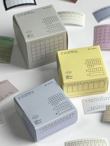 Vintage Style Monthly Weekly Daily Planner Sticky Notes Pull Type