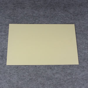 FLEOR 1pcs 43x29cm Blank Guitar Pickguard Material Sheet Cream for Electric Guitar Bass Parts DIY Custom