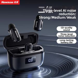 NIUMAN | Wireless Lapel Live Streaming & Recording Noise Reduction Microphone