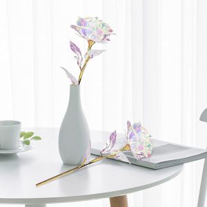 Romantic Led simulation Rose Light Artificial Flower Decoration for home Birthday Mothers Day Valentines Day Festival Party Fake Rose Bouquet Light Gift Ornament